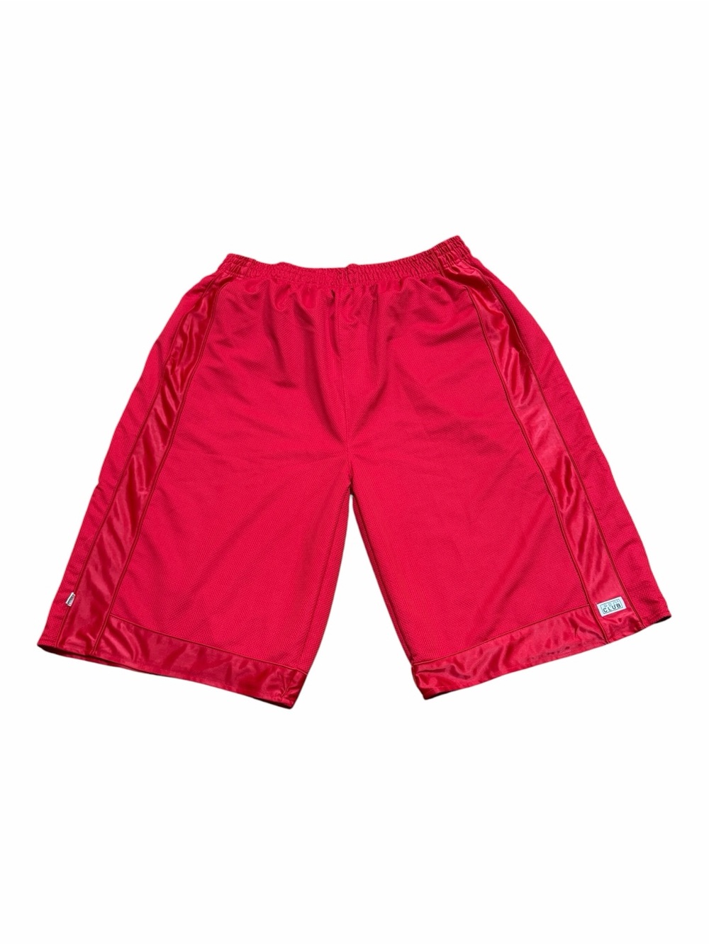 Men's Athletic Mesh Shorts in Red